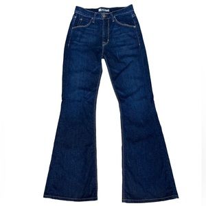 HUDSON Sentiment HI FI Flare Jeans Women’s Size 25 Blue Mid Rise 29” Inseam EUC!